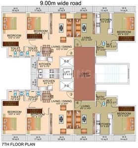 Project Image of 680.0 - 1000.0 Sq.ft 1 BHK Apartment for buy in Neelsidhi Viveza