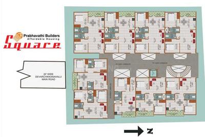 Project Image of 590.0 - 936.0 Sq.ft 1 BHK Apartment for buy in Prabhavathi Square