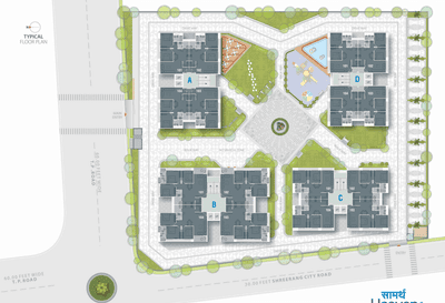 Project Image of 732.0 - 1102.4 Sq.ft 2 BHK Apartment for buy in Saamarth Heaven 4