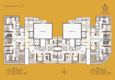 Project Image of 599.01 - 900.94 Sq.ft 2 BHK Apartment for buy in Adityaraj Paradise