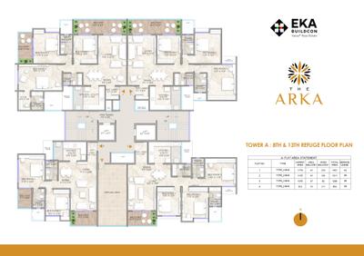Project Image of 1173.0 - 1431.0 Sq.ft 3 BHK Apartment for buy in The Arka