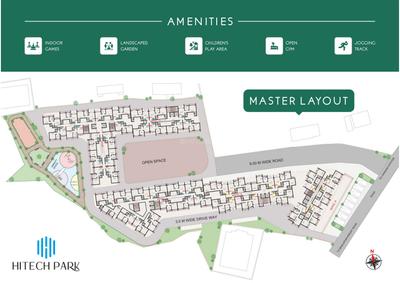 Project Image of 312.15 - 518.17 Sq.ft 1 BHK Apartment for buy in Hitech Park