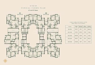 Project Image of 611.93 - 811.38 Sq.ft 2 BHK Apartment for buy in Kamdhenu The Premia