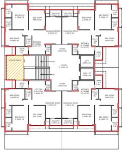 Project Image of 845.29 - 870.91 Sq.ft 3 BHK Apartment for buy in Shree Avinya 2