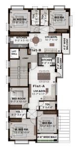 Project Image of 965.0 - 1342.0 Sq.ft 2 BHK Apartment for buy in Delta Infra Heights Broadway CE 60