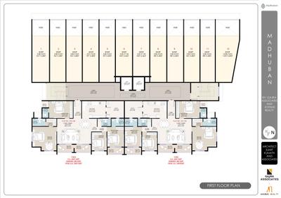 Project Image of 1125.0 - 2491.0 Sq.ft 2 BHK Apartment for buy in Gajra Madhuban