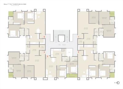 Project Image of 478.03 - 871.98 Sq.ft 2 BHK Apartment for buy in R M Samanvay Park