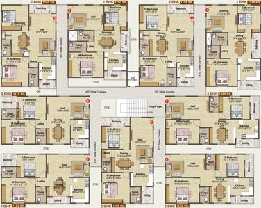Project Image of 1115.0 - 1585.0 Sq.ft 2 BHK Apartment for buy in Venkys Varanasi Varasiddhi