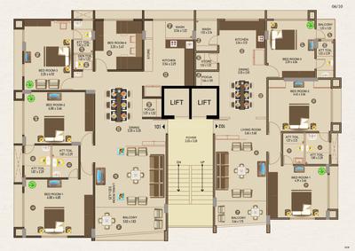 Project Image of 1177.14 - 1620.83 Sq.ft 3 BHK Apartment for buy in Lalan Ashwamegh Paradise