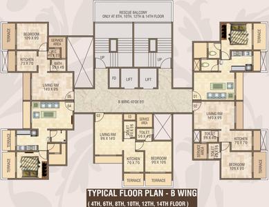 Project Image of 660.0 - 1325.0 Sq.ft 1 BHK Apartment for buy in Dev Luxuria