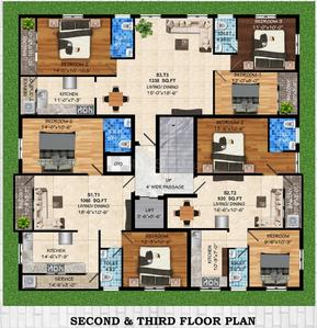 Project Image of 920.0 - 1692.0 Sq.ft 2 BHK Builder Floor for buy in CMR Enclave