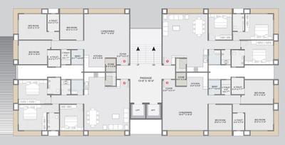 Project Image of 0.0 - 1043.99 Sq.ft 3 BHK Apartment for buy in Kakadia Serenity