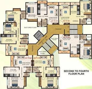 Project Image of 355.0 - 380.0 Sq.ft 1 BHK Apartment for buy in Lotus Vidhi Ratna