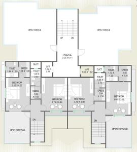 Project Image of 571.99 - 1419.11 Sq.ft 2 BHK Apartment for buy in Shyam Coral 30