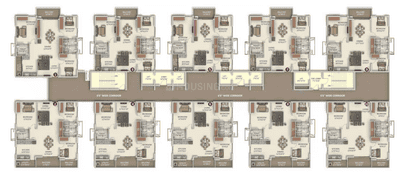 Project Image of 1296.0 - 1967.0 Sq.ft 2 BHK Apartment for buy in Anuhar Towers