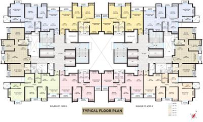 Project Image of 613.54 - 730.44 Sq.ft 2 BHK Apartment for buy in Dosti Planet North Phase 2 Dosti Jade