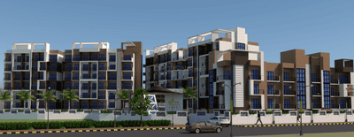 Project Image of 451.0 - 774.0 Sq.ft 1 BHK Apartment for buy in Sai Shradha The Green Crest Phase I