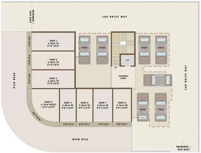 Project Image of 139.72 - 309.46 Sq.ft 1 RK Apartment for buy in Ashiana Pratik Heritage
