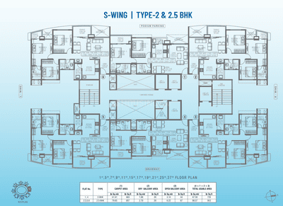 Project Image of 663.0 - 858.0 Sq.ft 2 BHK Apartment for buy in Pharande Puneville Phase III Cluster C