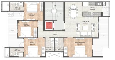 Project Image of 3268.0 - 4500.0 Sq.ft 4 BHK Apartment for buy in DLF Imperial Residences
