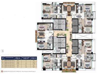 Project Image of 715.0 - 1102.0 Sq.ft 2 BHK Apartment for buy in Shreeji Skyrise