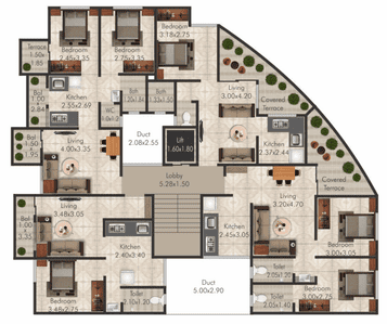 Project Image of 361.0 - 513.0 Sq.ft 1 BHK Apartment for buy in Svasti Chandrasuman