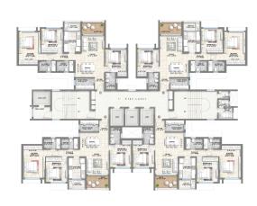 Project Image of 1074.0 - 1161.0 Sq.ft 3 BHK Apartment for buy in Lodha Riservo