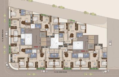 Project Image of 592.0 - 714.0 Sq.ft 2 BHK Apartment for buy in HBG Vraj Avenue