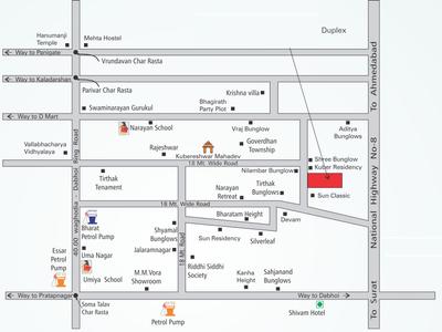 Project Image of 1456.0 - 1665.0 Sq.ft 3 BHK Villa for buy in Shreeji Tirth 1 and 2 Duplex