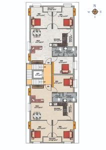 Apple Flats Apple Flats Cluster Plan for typical Floor 1