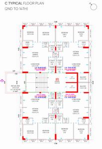 Project Image of 710.42 - 760.15 Sq.ft 2 BHK Apartment for buy in Bhagyalaxmi Green Sky