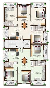Project Image of 1274.0 - 1296.0 Sq.ft 3 BHK Apartment for buy in Poomalai Krishnaashree