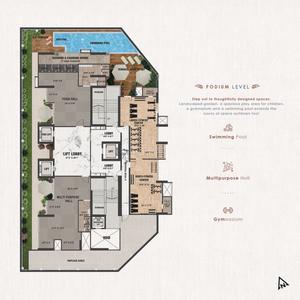 Project Image of 567.58 - 1165.62 Sq.ft 1 BHK Apartment for buy in Red Stone Azara Residences