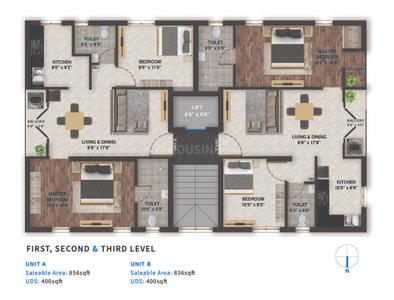 Project Image of 0.0 - 856.0 Sq.ft 2 BHK Apartment for buy in Avkash Tapas Premium Apartments