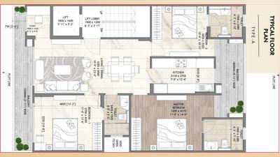 Project Image of 1525.0 - 1550.0 Sq.ft 3 BHK Apartment for buy in Signature Global Daxin Vistas