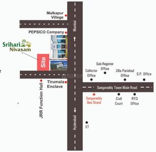 KNR Srihari Nivasam Location Plan 1