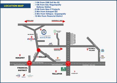 Project Image of 2000.0 - 7300.0 Sq.ft 3 BHK Duplex for buy in GSR Asteria Pride