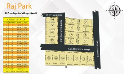 MS Raj Park Layout Plan 1
