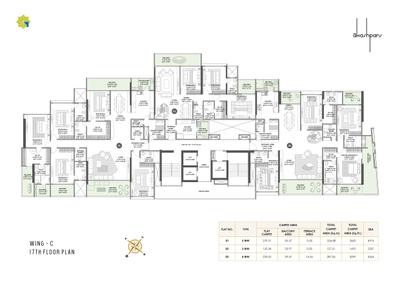Project Image of 1693.0 - 4281.0 Sq.ft 3 BHK Apartment for buy in Sharada Akashparv C