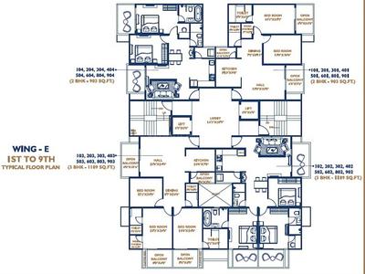 Project Image of 1280 Sq.ft 2 BHK Apartment / Flat for sale in Viman Nagar for Rs. 14500000