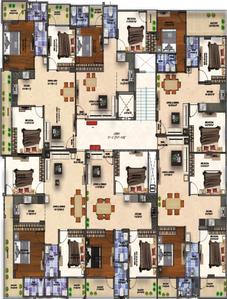 Project Image of 1038.0 - 1592.0 Sq.ft 2 BHK Apartment for buy in Shree Puja Prime