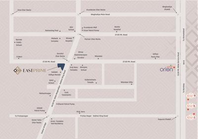 Project Image of 1143.44 - 1979.25 Sq.ft 3 BHK Apartment for buy in East Prime