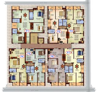 Project Image of 894.0 - 1368.0 Sq.ft 2 BHK Apartment for buy in Sapthagiri Sarithra Apartment