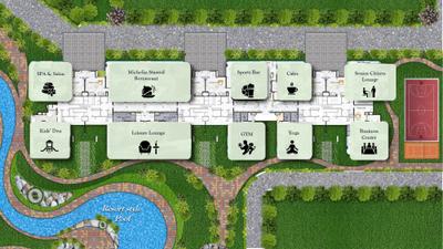 Project Image of 4205.0 - 4655.0 Sq.ft 4 BHK Apartment for buy in M3M Elie Saab