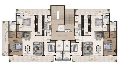 Project Image of 1708.0 - 3663.0 Sq.ft 3 BHK Apartment for buy in Horizon Belmond