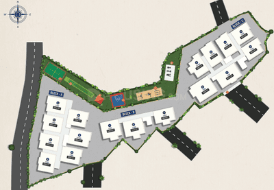 Project Image of 1155.08 - 1770.02 Sq.ft 2 BHK Apartment for buy in Fortune Green Annes Fortune Green Home Swan