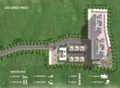 Project Image of 0.0 - 1427.0 Sq.ft 4 BHK Row House for buy in Prasad Pyramid County Bhukum