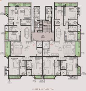 Project Image of 3375.0 - 3425.0 Sq.ft 4 BHK Apartment for buy in Panas 36 Greens