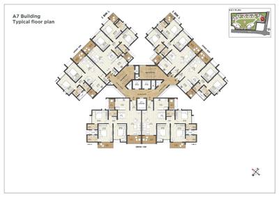 Project Image of 710.96 - 1874.0 Sq.ft 2 BHK Apartment for buy in Pride Miami A1 A2 A3 B2