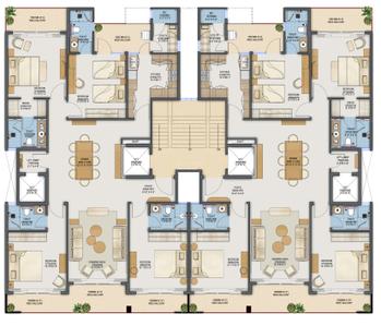 Project Image of 0.0 - 1702.42 Sq.ft 4 BHK Apartment for buy in Adani Samsara Ivana 2 0
